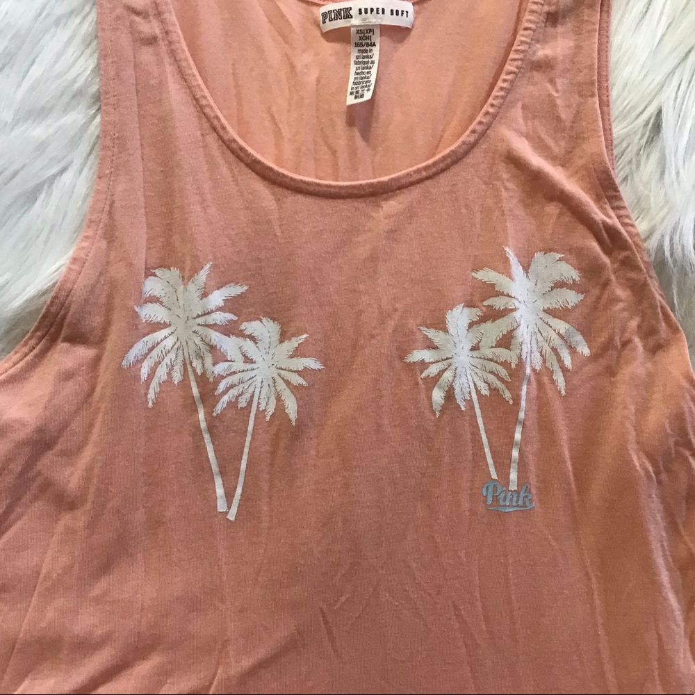 HP PINK Coral Palms Tank Top - Picture 7 of 9
